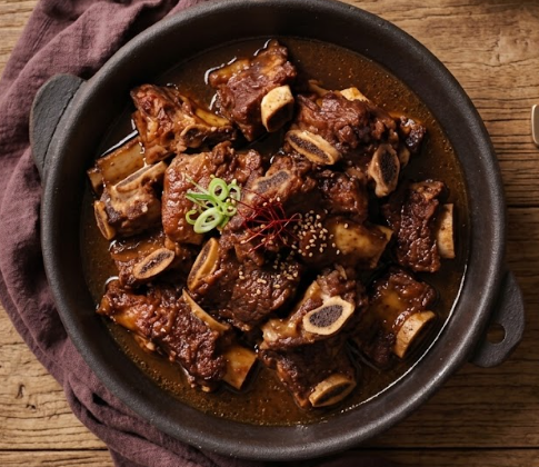 간장 소갈비찜 정식